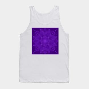 Purple Fantasy Mandala Tank Top